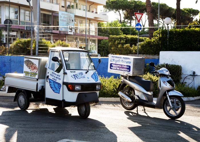 Consegna pizza a domicilio